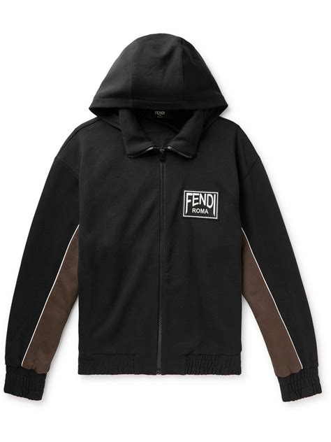 fendi zip hoodie